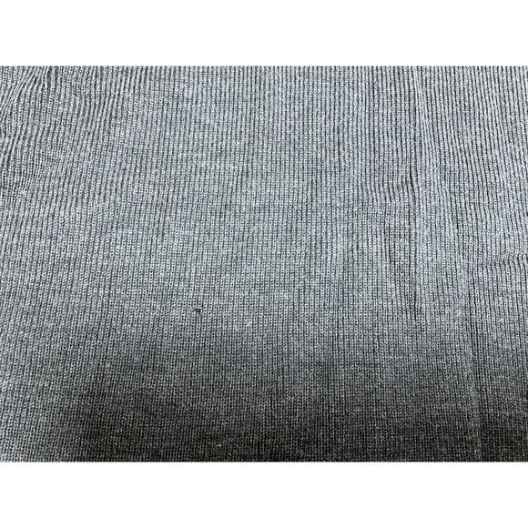 Eileen Fisher Charcoal Gray Mock Neck Extra Fine Merino Wool Tunic Sweater L - Picture 12 of 12